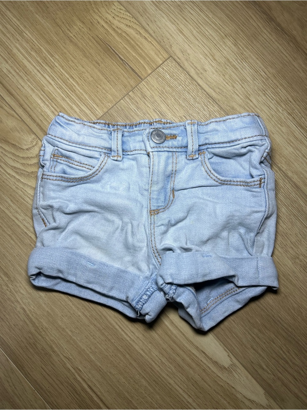 Old Navy Light Wash Rolled-Hem Denim Shorts
